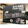 Image 3 : Blue R/C Rail Steam Train 2.4GHz Electric Toy for Ages 3+