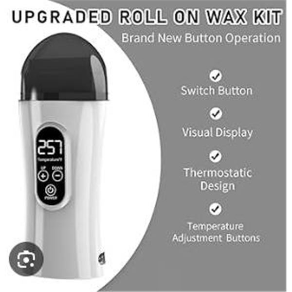 Upgraded Roll On Wax Warmer With Digital Display
