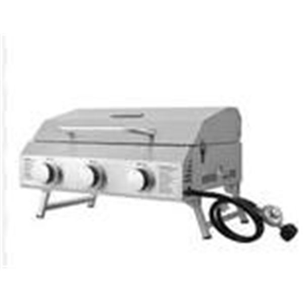 NXR 3-Burner 24000 BTU Portable Stainless Steel Gas Grill