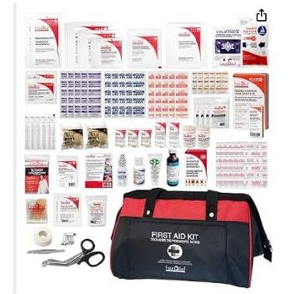 First Aid Central Deluxe 258-Piece First Aid Kit for Home or Travel