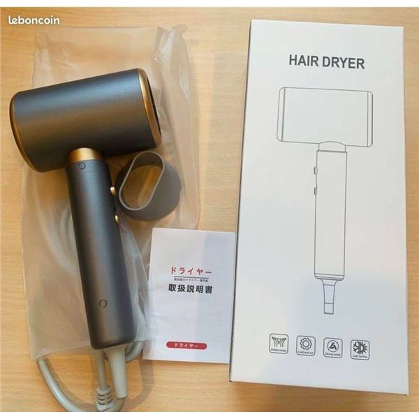 Compact Hair Dryer with Multiple Modes and Attachments