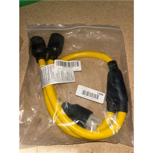 3ft 30Amp L14-30P to Two L14-30R Electrical Splitter Cable