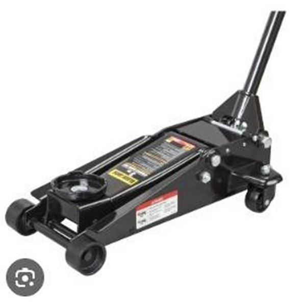 Black Jack 3-Ton Hydraulic Service Jack with Up to 2.72-Ton Capacity