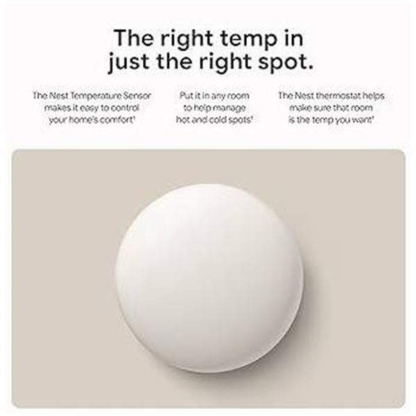2 Google Nest Temperature Sensors (2nd Generation)