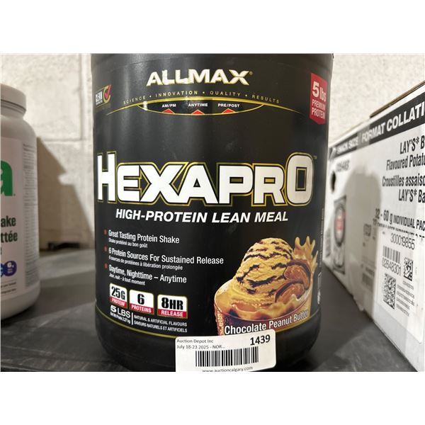 Allmax Hexapro High-Protein Lean Meal Chocolate Peanut Butter Flavor