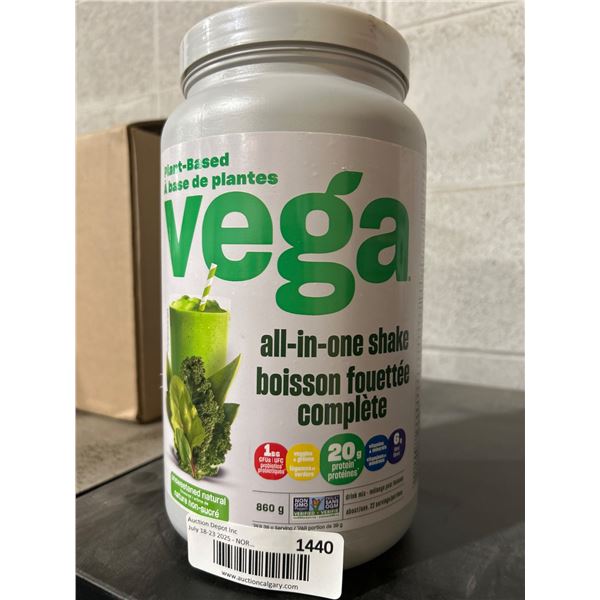 Vega All-In-One Shake Plant-Based Powder, 860 g