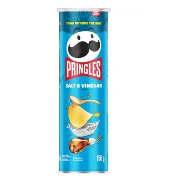 Pringles Salt & Vinegar Flavor 156 g Can