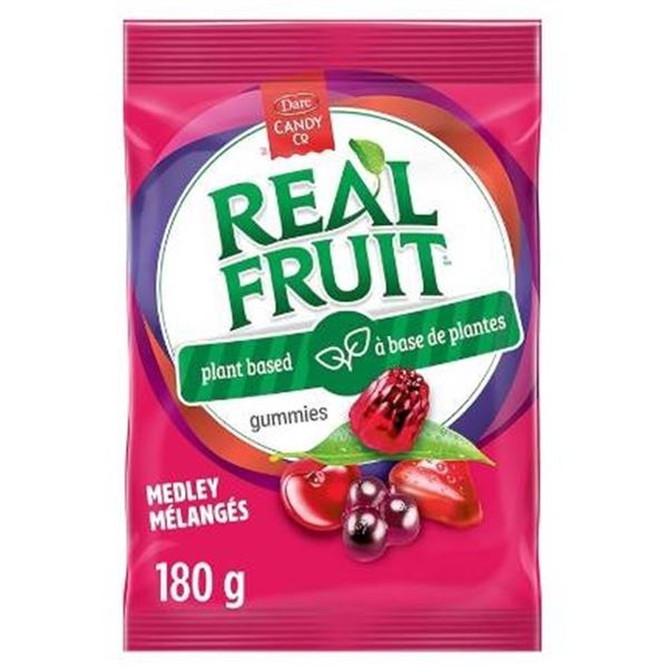 Candy Co Real Fruit Plant-Based Gummies Medley 9x180g