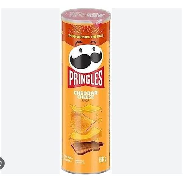 Pringles Cheddar Cheese Flavor 156g Can, Lot of 14