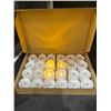 Image 3 : 24 LED Tea Light Candles with Warm White Light Output