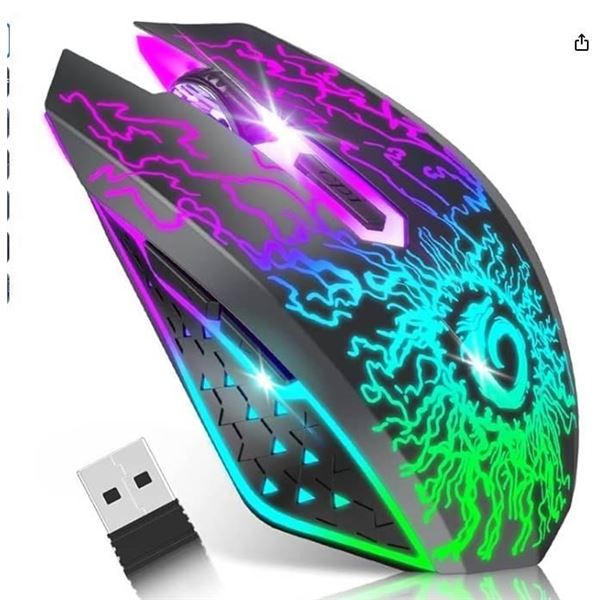 VersionTECH GM-03 Wireless Mouse with Lightning Design