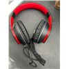 Image 3 : Lorelei X6 Wired Headphones With Microphone, Model X6, Black-Red