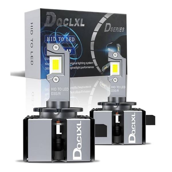 DQCLXL D Series LED Headlight Bulbs D3S/R Model – Set of 2