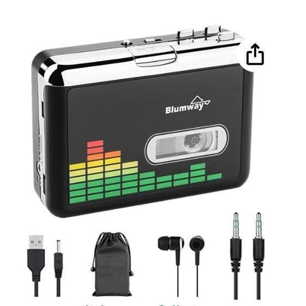 Blumway Cassette Tape to MP3 Converter With Digital Interface