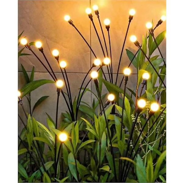 Siotmera Solar Powered Firefly Lights with High-Efficiency Solar Panel