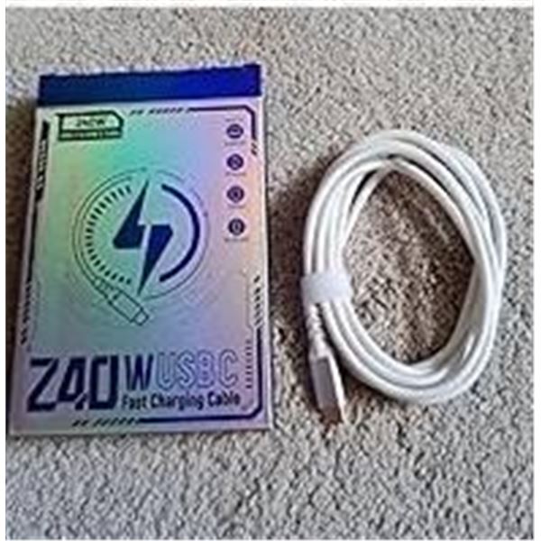 240W USB-C to USB-C Cable with E-Marker Chip for Fast Charging