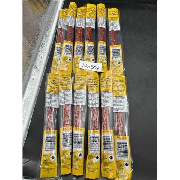 59th Street Food Co. Pepperoni Sticks, 12 x 50g Each