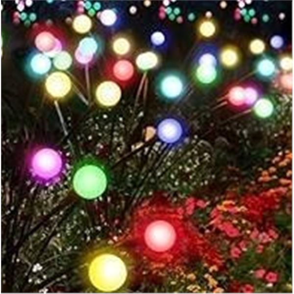 Andoer Solar Garden Light Set With Flowerbed Decoration