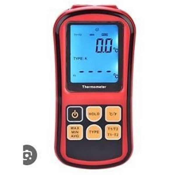 Proster Digital Thermometer With Dual Input And K-Type Probe
