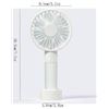 Image 1 : LOT OF 2 – RECHARGEABLE Eternal Classics Portable Desk Fan Set Colors May Vary