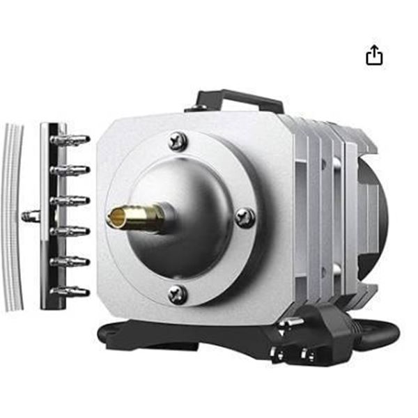 VivoHome 32W Air Pump VH611 for Aquariums and Hydroponic Systems