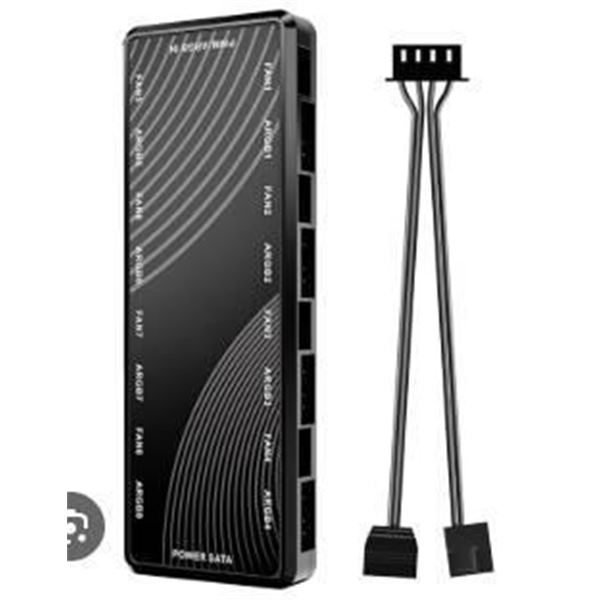 XK-00023 PWM/ARGB 2-In-1 8-Bit Hub