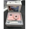Image 2 : Compact Digital Camera With Pink Exterior and Accessories