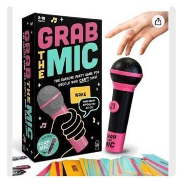 Grab The Mic Karaoke Game For 2-10 Players