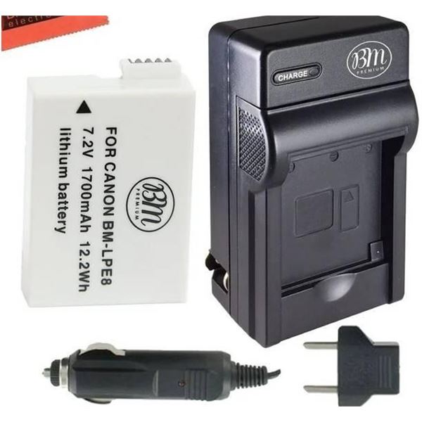 BM Premium Camera Power and Care Bundle With Batteries for Canon BP-727
