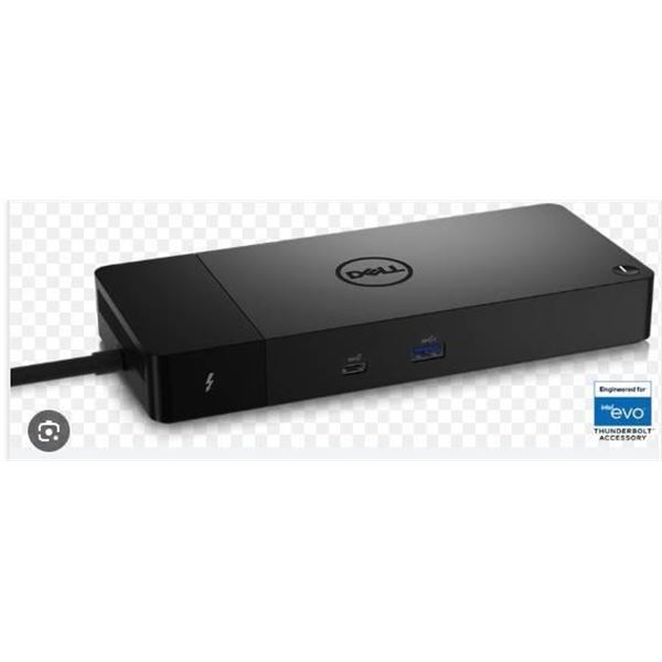Dell Thunderbolt Dock Model WD22TB4 with Cables and Documentation