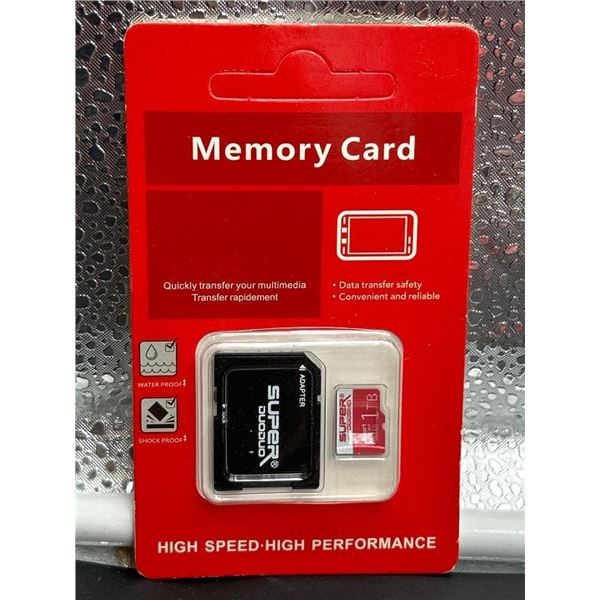 Super Memory Card 1TB With Adapter for Multimedia Devices