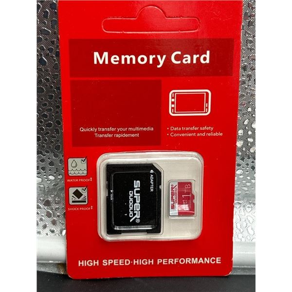 Super Memory Card 1TB With Adapter for Multimedia Devices