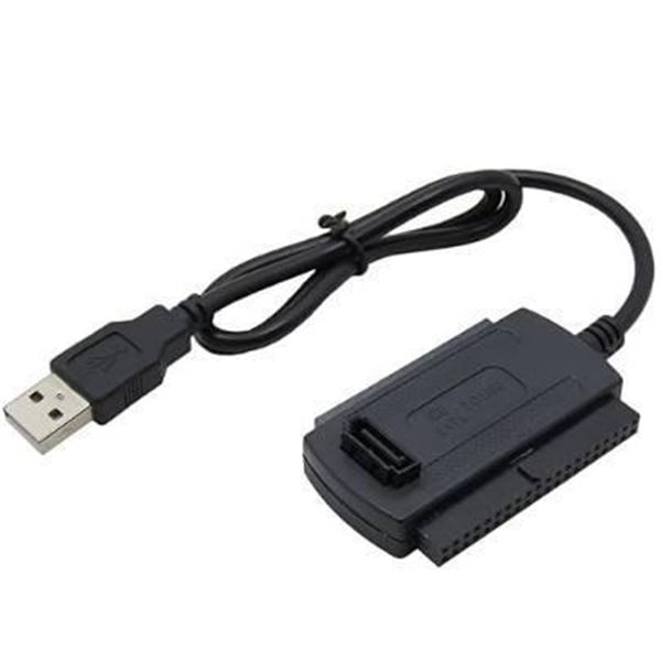 USB 2.0 to SATA/IDE Cable with Power Adapter and Connectors