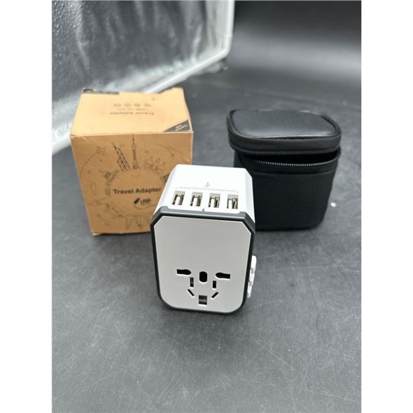 Universal Travel Adapter with USB Ports and Type-C Support