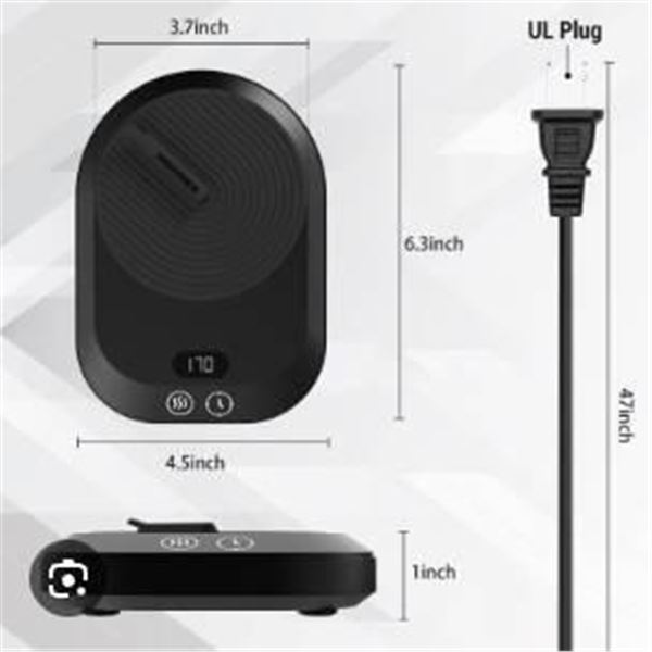 Electric Mug Warmer with Adjustable Temperature Control