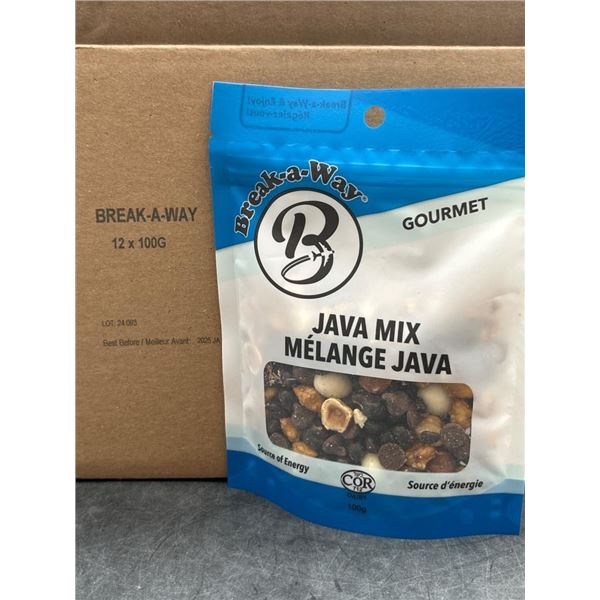 Break-A-Way Gourmet Java Mix 100g (Case Of 12 Units)