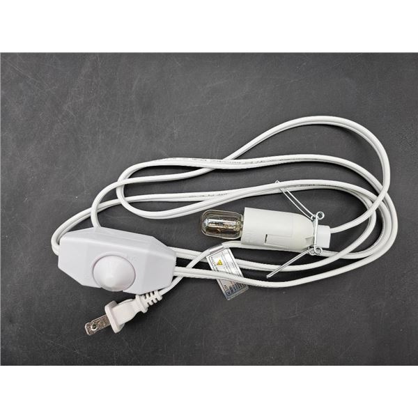 Halogen Bulb Socket with Power Cord and Dimmer Switch