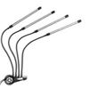 Image 1 : LED Grow Light with 4 Adjustable Gooseneck Bars and Clamp