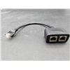 Image 1 : RJ45 Ethernet Splitter Cable with Dual Female Ports