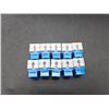 Image 3 : 4XEM Model 4XKJC6BL10PK Cat6 RJ45 Keystone Jack UTP 110-Type (Blue) – 10 Pack