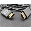 Image 2 : High Speed HDMI Cable with Braided Design, Model UX-19, 6 Feet Long