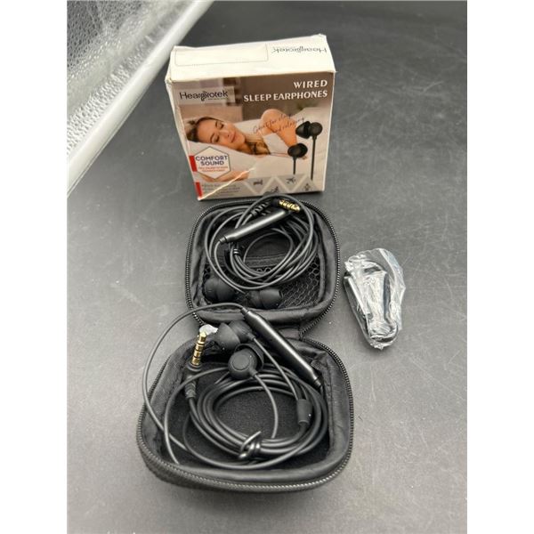 Hearprotek Wired Sleep Earphones Model LJ04H with 3.5mm Audio Jack