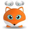 Image 1 : Wireless Earbuds with Fox-Themed Charging Case, Ages 6+