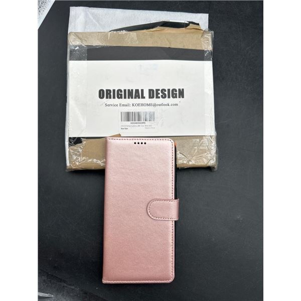 IWEC00 Samsung Galaxy A55 Case in Rose Gold with Card Holder