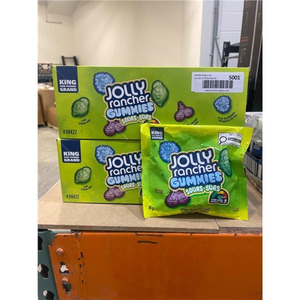 Jolly Rancher Gummies Sours 56g and Larger Multipack Units