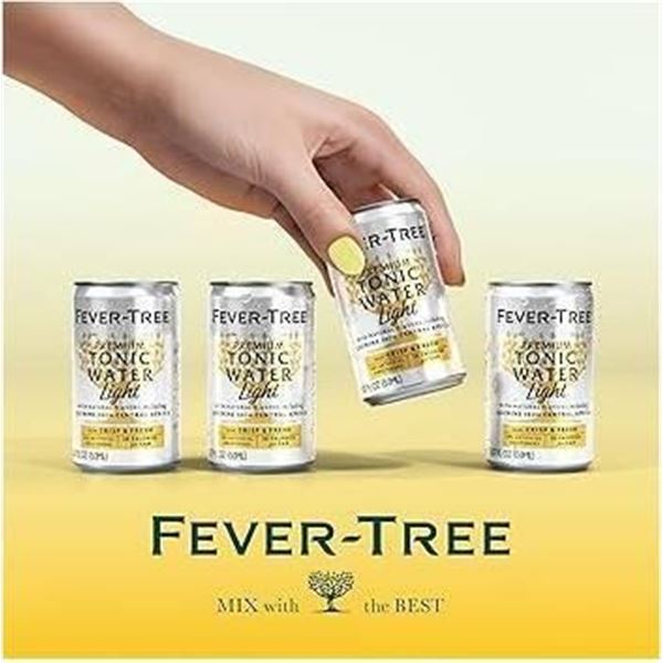 Fever-Tree Light Tonic Water 8 x 6.8 FL OZ Cans