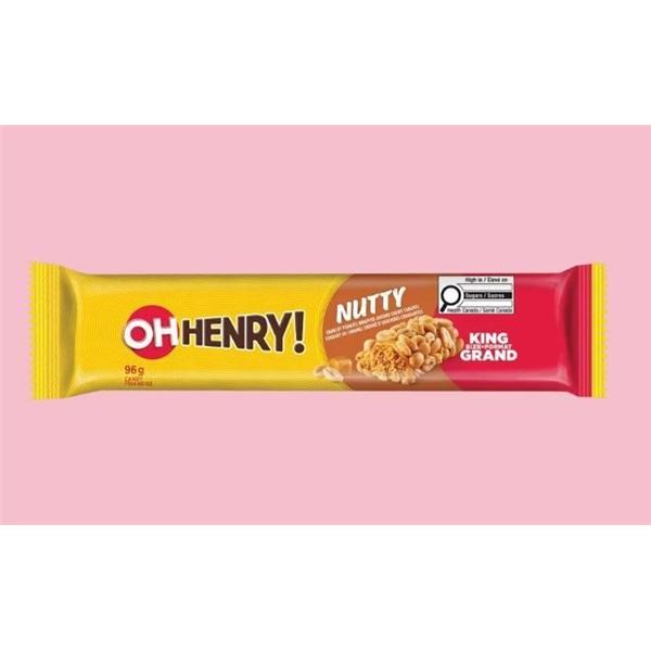 Oh Henry King Size Nutty Candy Bars, 18 x 96 g