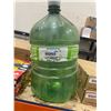 Image 1 : 15-Liter Green Plastic Bottle with Labeling