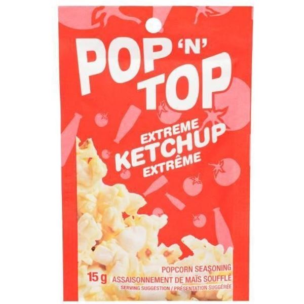 Pop ‘N Top Extreme Ketchup Popcorn Flavorings – 250 Packets
