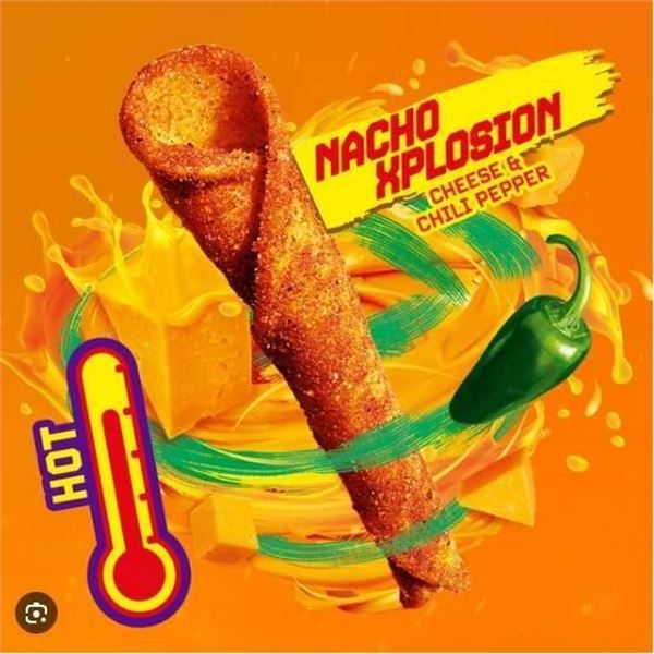 Takis Nacho Xplosion Rolled Tortilla Chips Snack Pack